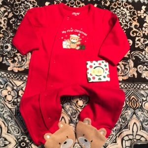 Little Me My First Christmas Sleeper 3 months